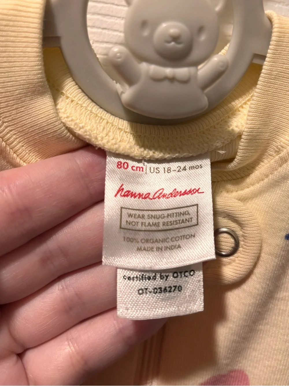 🎉 (18-24m) Hanna Andersson Cream One-Piece with Multicolor Monster Print